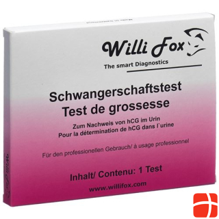 Willi Fox Schwangerschaftstest Urin 100 Stk
