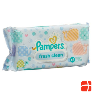Pampers Moist Wipes Fresh Clean 64 pcs