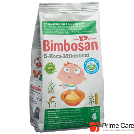 Bimbosan Organic 3 Grain Milk Porridge Btl 280 g