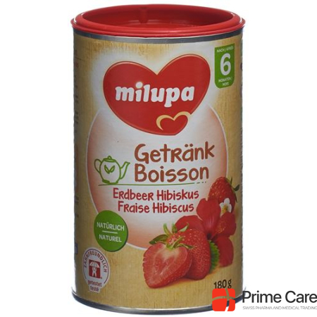 Milupa strawberry hibiscus drink after 6 months 180 g