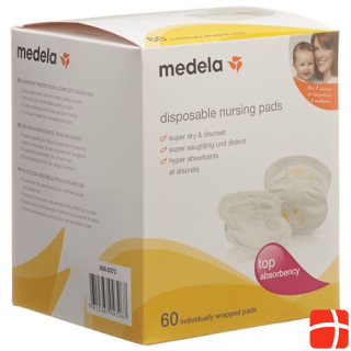 Medela Прокладки для кормления одноразовые в индивидуальной упаковке 60 шт.