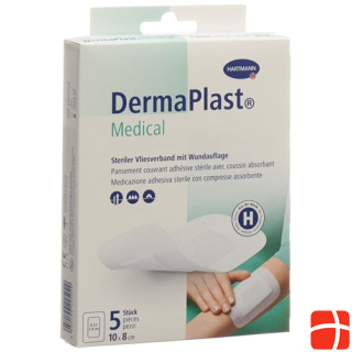 Dermaplast Medical non-woven bandage 10x8cm 5 pcs.