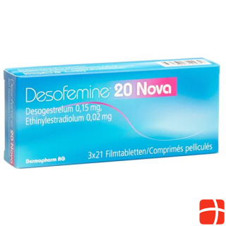 Дезофемин 20 Нова Филмтабл 3 х 21 шт.