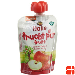 Holle Pouchy apple with strawberry 90 g