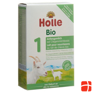 Holle initial milk 1 on goat milk basis organic 400 g
