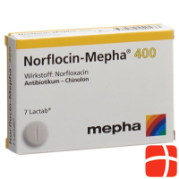 Norflocin-Mepha Lactab 400 mg 7 pcs