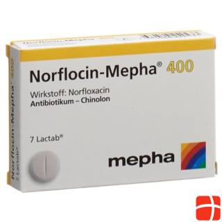 Норфлоцин-Мефа Лактаб 400 мг 7 шт.