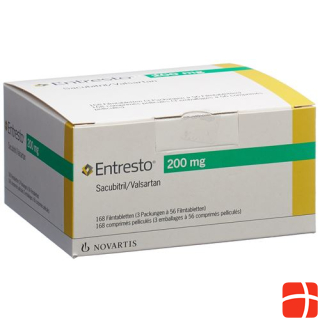 Entresto Filmtabl 200 mg 3 x 56 pcs