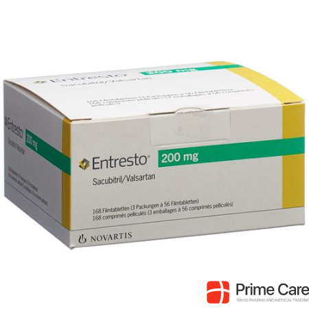 Entresto Filmtabl 200 mg 3 x 56 pcs