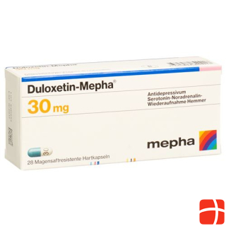 Duloxetine Mepha Caps 30 mg 28 Capsules