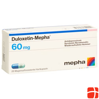 Duloxetine Mepha Caps 60 мг 28 капсул