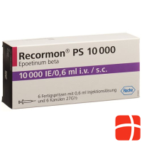 Recormon PS Inj Sol 10000 E/0.6ml Fertspr 6 pcs.