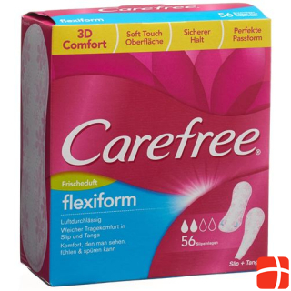 Carefree Flexi Form White Fresh 56 pcs.