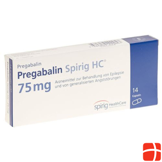 Pregabalin Spirig HC Caps 75 mg 14 Capsules