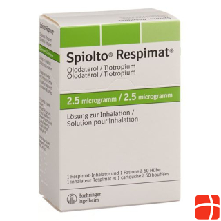 Spiolto Respimat Inhal Solvent 2.5 mcg/stroke 60 Dos
