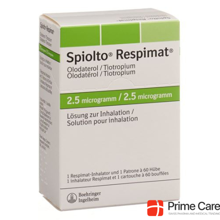 Spiolto Respimat Inhal Solvent 2.5 mcg/stroke 60 Dos