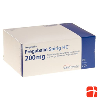Pregabalin Spirig HC Caps 200 mg 84 Capsules