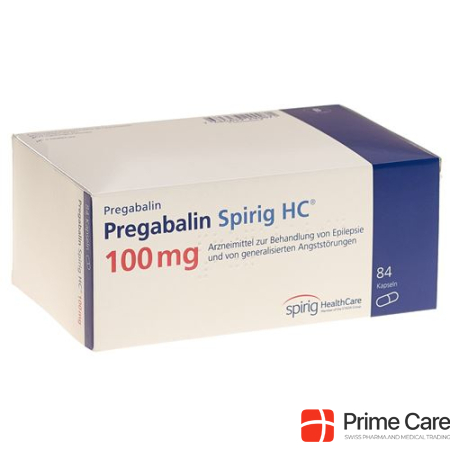 Прегабалин Спириг ХК капс 100 мг 84 капсулы