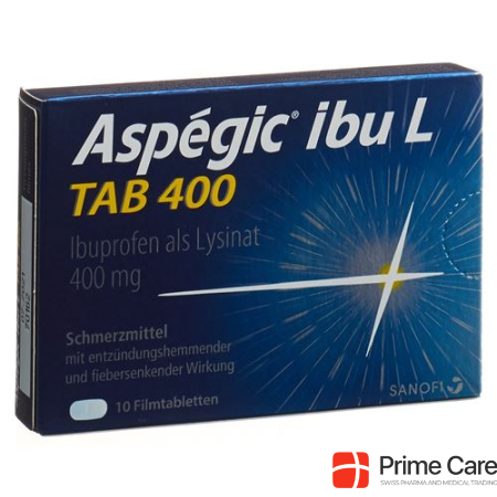 Aspégic ibu L TAB Filmtabl 400 mg 10 Stk