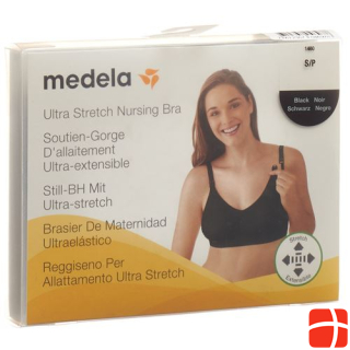 Medela pregnancy and nursing bra S black