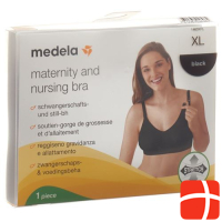 Medela Бюстгальтер для беременных и кормящих XL черный