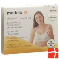 Medela pregnancy and nursing bra XL white