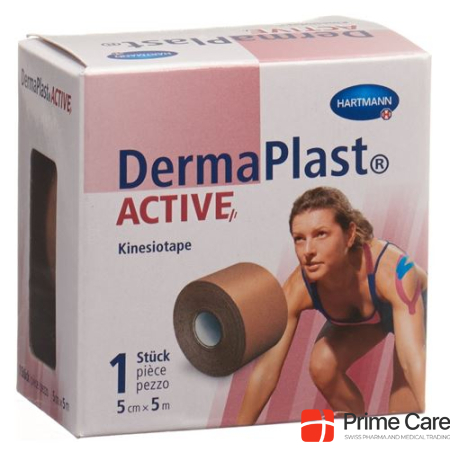 DermaPlast Active Kinesiotape 5cmx5m skin colored