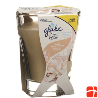 glade by brise premium scented candle delicate vanilla dream 224 g