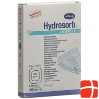 HYDROSORB COMFORT Hydrogel 4.5x6.5cm steril 5 Stk