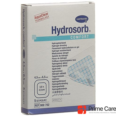 HYDROSORB COMFORT Hydrogel 4.5x6.5cm sterile 5 pcs.