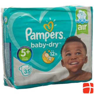 Pampers Baby Dry Gr5+ 12-17kg Junior Plus economy pack 35 pcs.