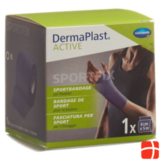DermaPlast Active sports bandage 6cmx5m blue