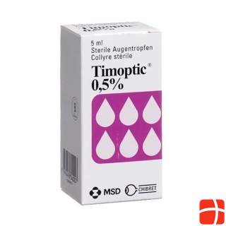 Timoptic Gtt Opht 0.5 % Fl 5 ml