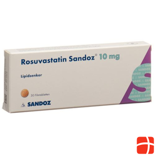 Rosuvastatin Sandoz Filmtabl 10 mg 30 pcs