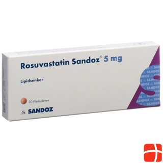 Rosuvastatin Sandoz Filmtabl 5 mg 30 pcs