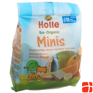 Holle organic minis banana orange 100 g