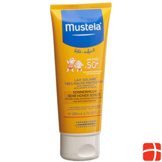 Mustela Sun Protection Солнцезащитное молочко SPF 50+ 200 мл