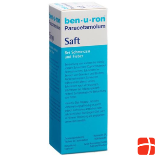 Ben-u-ron Sirup 200 mg/5ml Fl 100 ml