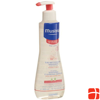 Mustela cleansing fluid without rinsing and without perfume hypersensitive