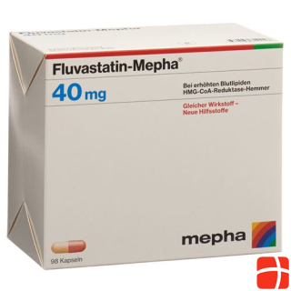 Fluvastatin Mepha Caps 40 mg 98 pcs