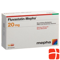 Fluvastatin Mepha Caps 20 mg 28 Capsules