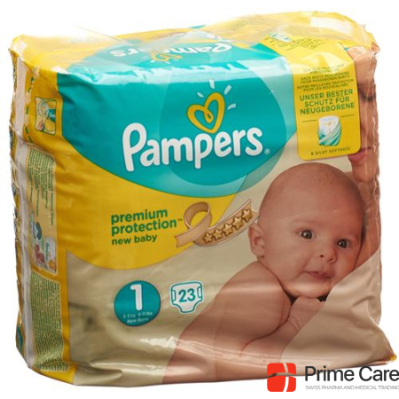 Pampers Premium Protection New Baby Gr1 2-5 кг Упаковка для переноски новорожденного