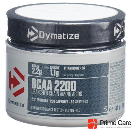 Dymatize BCAA 2200 Caps 200 Capsules