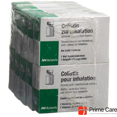 Colistin for inhalation Plv 1 Mio IU with Solvens Vial 10 pcs.