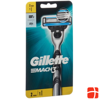 Gillette Mach3 razor with 2 blades