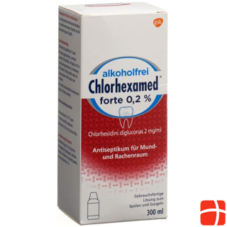 Chlorhexamed Forte Solvent 0.2 % alcohol-free Petfl 300 ml