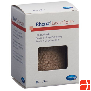 Rhena Lastic Forte 8cmx7m skin colored roll