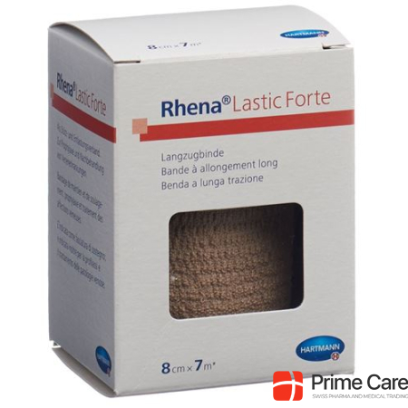 Rhena Lastic Forte 8cmx7m skin colored roll