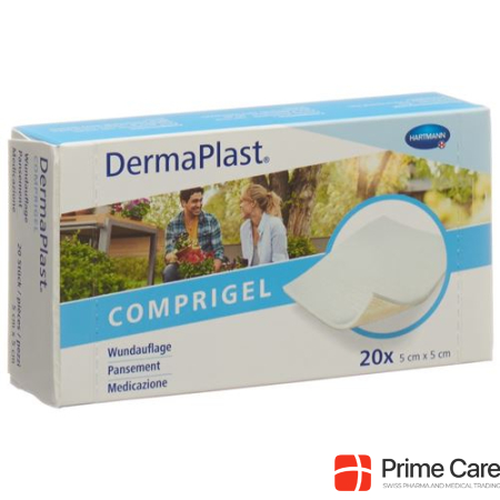 DermaPlast Comprigel wound dressing 5x5cm 20 pcs.