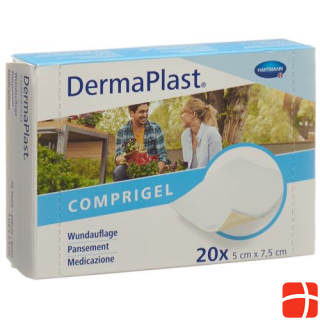 DermaPlast Comprigel wound dressing 5x7.5cm 20 pcs.